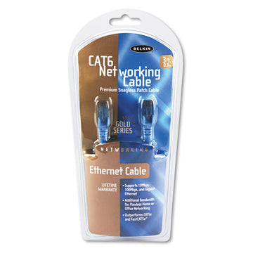 Belkin® Cat6 Utp Computer Patch Cable, Rj45 Connectors, 2 Ft, Blue freeshipping - TVN Wholesale